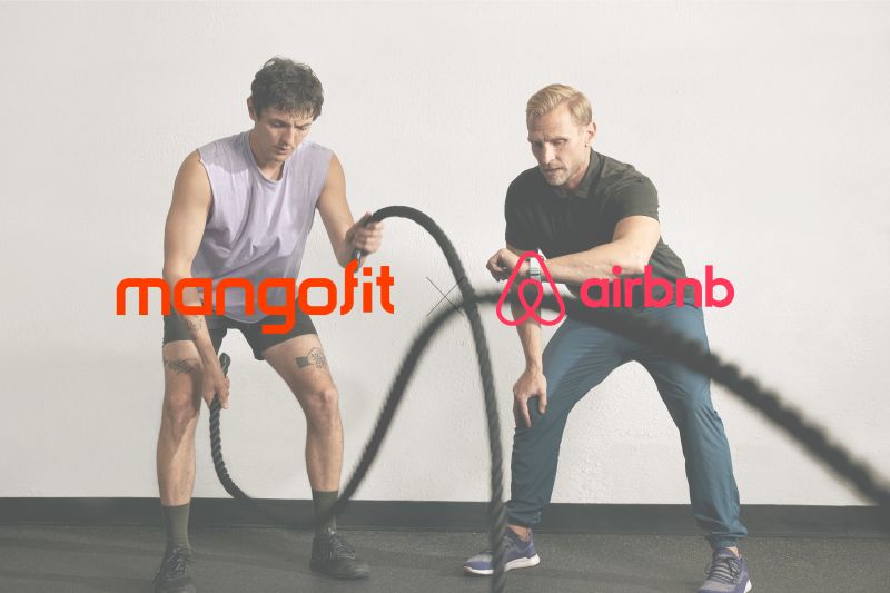 Mangofit x Airbnb Italia: la partnership ufficiale che porta i personal trainer su Airbnb Servizi